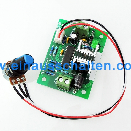 12V-24VDC (max) 3A DC Motor Drehzahlregler PWM Drehzahlregler Treiber 120W Einstellbarer Drehzahlschalter