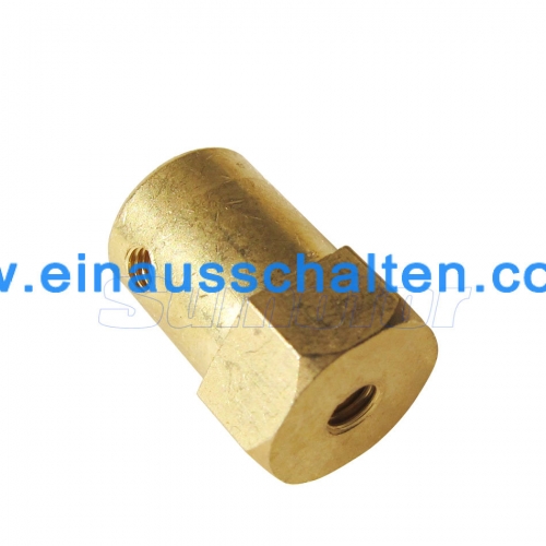 Brass Tyre Coupling Bore 4mm 5mm 6mm Tighten Rigid coupling for Motor shaft, 12mm outside size RC smart car robot model coupler