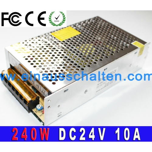 240W 10A 24 V Led Switching Power Supply Transformer 220v 110v AC to fonte 24V For Led Strip light