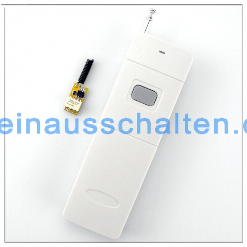 1Kanal Mini Funkschalter 200M Reichweite universal DC 3.7V 5V 6V 9V 12V Spannung Fernbedienung Schalter Led Relais Wireless Lernfähig Steuerung Mini-Funk-Einbauschalter