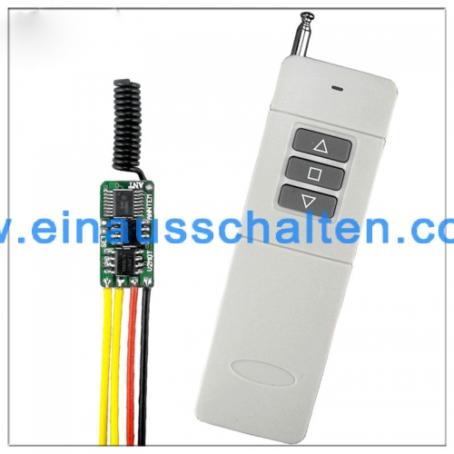 Hoch Reichweite 200M Fernbedienung Motor Steuerung Mini Funkschalter 12v  Coil Elektromagnet vorwärs Rückwärts 433mhz Empfänger [0060014] - €21.56 