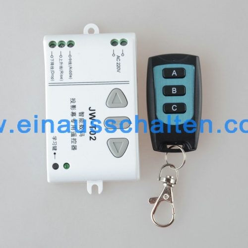 AC 220V Motor RF Wireless Remote Control Switch 220V UP&DOWN Remote controller Motor Forwards Reversing Remote Switch 315/433MHZ