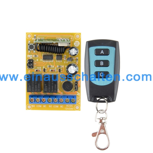 DC 12V Motor Remote Switch Controller 12V 24V Motor Forwards Reverse Up Down Wall Transmitter Manual Button Limit Switch