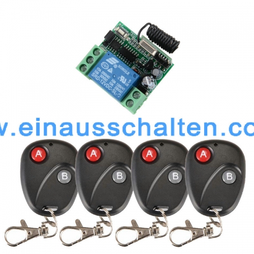 NICCOO 12V Funkschalter mit Fernbedienung Intelligenter Auto-Ausschalter  Automobil Universal Stromschalter Gehäuse aus Aluminiumlegierung- Relais  Leckschutz : : Auto & Motorrad