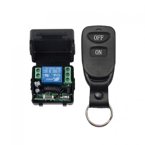 DC 12V 10A 1CH Wireless RF Remote Control Switch Transmitter+ Receiver For Access/door System