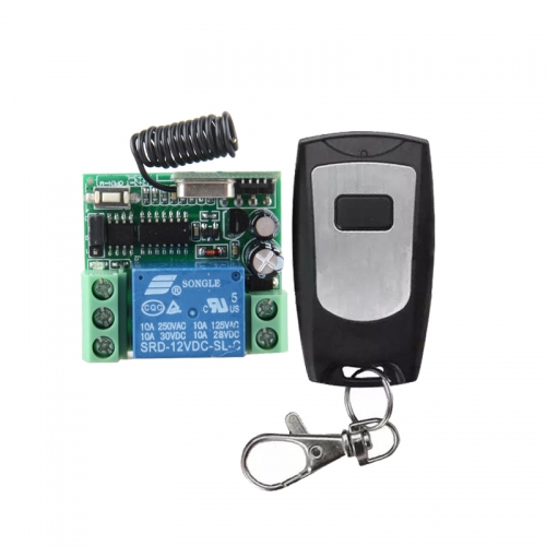 Wireless RF Remote Control Switch DC 12V 10A 1 CH Waterproof Transmitter With Battery+ Receiver+Case