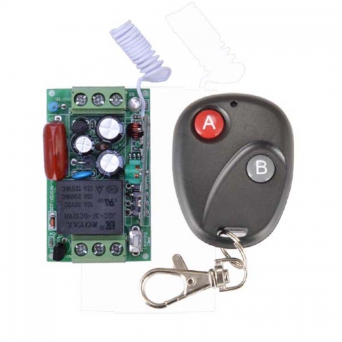 220V 1CH 10A RF Wireless Remote Control Light Switch System Receiver & Transmitter M4/T4/L4 Output State is Adjusted