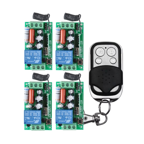 AC220V 110V 1CH RF Wireless Remote Control Switch system 220V relays receiver remote control transmitter