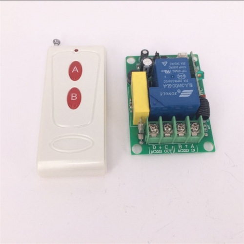 1 Channel High Power Remote Switch 30A 220V Pump Motor Remote Remote Receiver With Transmitter Industrial