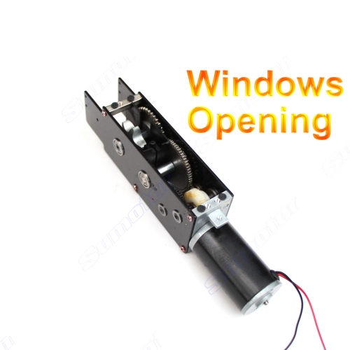 DC 24V 12rpm 15mm/s 08A worm gear motor Windows opening automatic control House appliance Home Ventilation window open