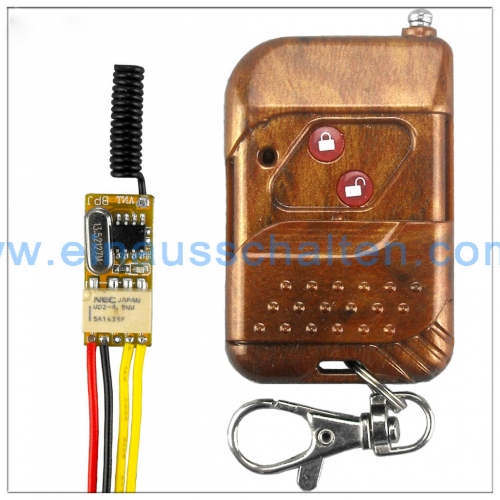 DC3.7v to 24v Mini 433mhz Relay Wireless Remote Control Switch 12v circuit Controller Micro Receiver +Transmitter