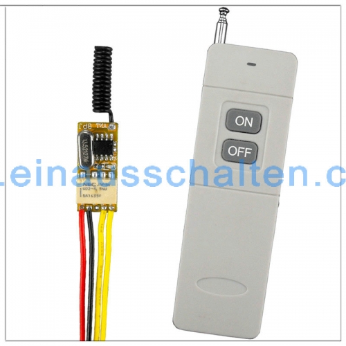 Mini 433mhz Fernbedienung Schalter Drahtlose Fernbedienung Schalterknopf Mikrorelaisschalt Knopf Trennschaltermodul