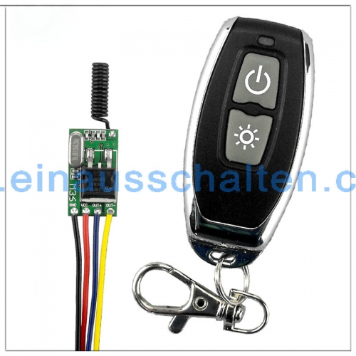 DC6V zu 36V RF-Fernsteuerungsschalter 12v Auto-Bus-Motorrad-LKW-Licht-Lampen-Lernen-Controller Türschloss LED-Licht