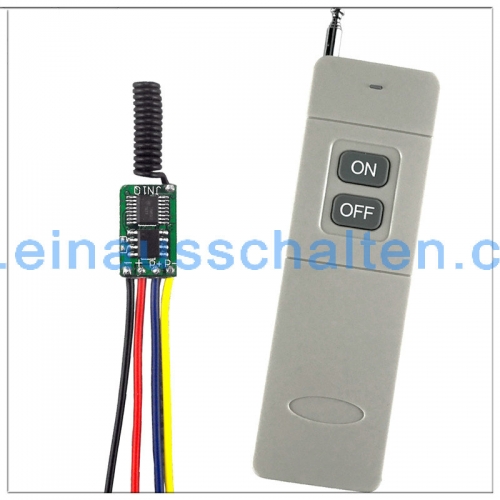 RF 1CH 433mhz drahtloser Fernsteuerungsschalter 12V DC3V-24V Heimbüro Lerncode-Controller