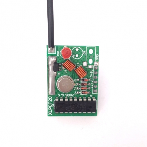 Radio Universal remote control / radio transmitter module PT2262 315M Coding target value 2000 m Radio switch alarm model construction