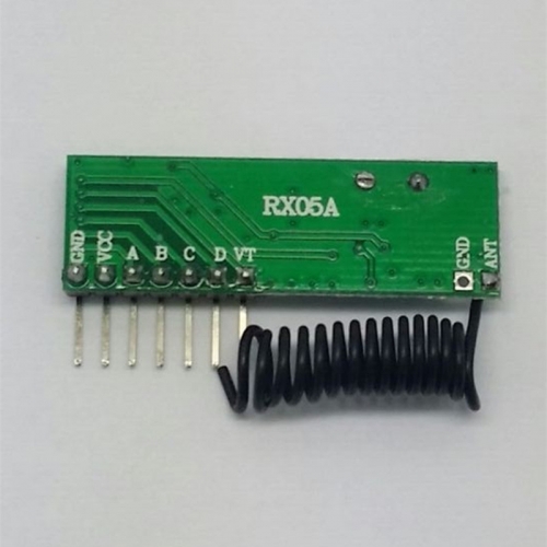 Radio receiver fixed encoder code high sensitivity superheterodyne radio receiver module universal