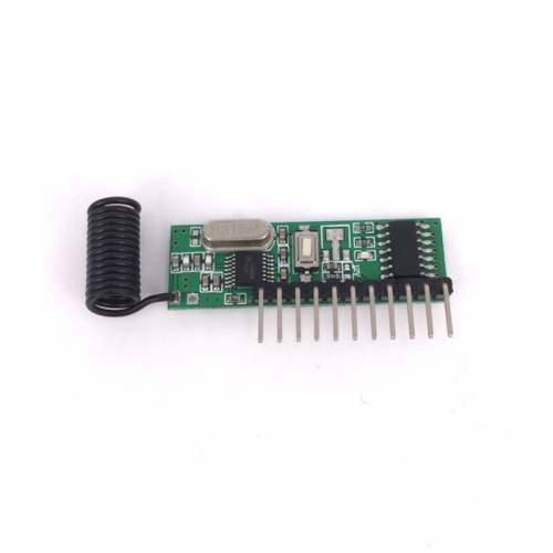 Wireless Superheterodyne 433MHz decoding 8-channel receiver module 8-channel learning multi-function security accessories