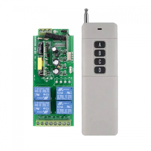 AC110V 220V 230V 250V Wireless Remote Control switch 10A Relay Receiver Transmitter For Lamp/Light LED Long Distance 200M-3000M