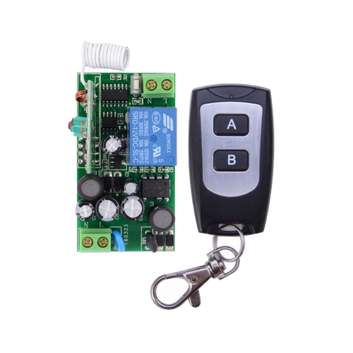 AC 110V 220V Remote Control Light Switch Waterproof 433.92MHz Input Output Radio Control Connector Circuit Diagram