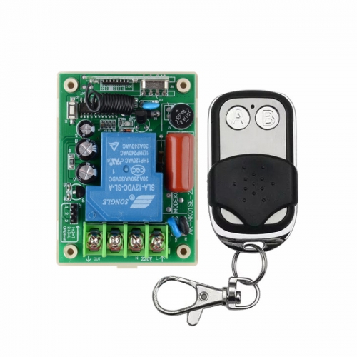 RF AC 230V 3000W 30A Ein Sender 1 Kanal Relais Funk Fernbedienung  Lichtschalter 433Mhz Steuerung Pumpe Hoch Leistung E-Motor [0060387] -  €20.58 