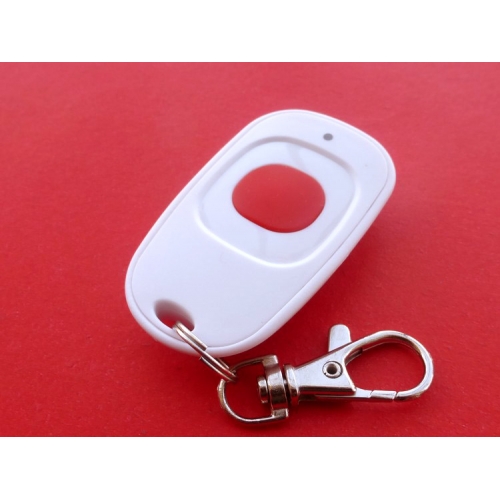 White waterproof remote control RF one button radio 315MHz sweat