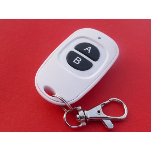 White Waterproof Hand Transmitter 315M Two Button Remote Wireless Key Code Shooter Welding Solder Type 433M