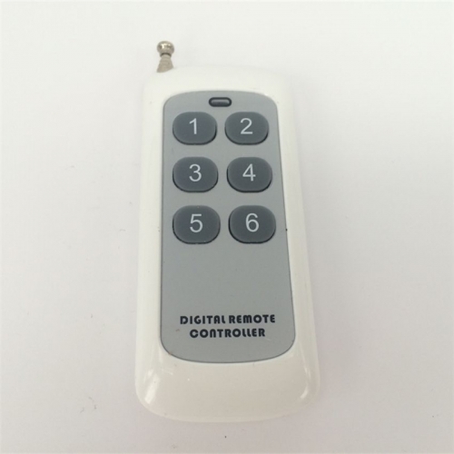 6 button wireless remote control fixed code 315MHz welding soldering safety Handle hand transmitter 433MHz