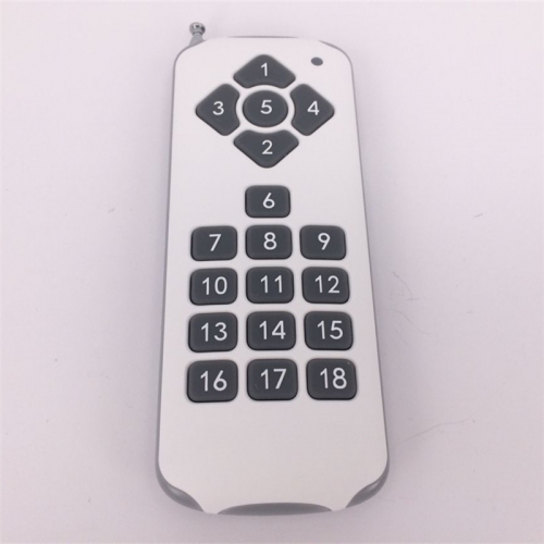 18 key wireless remote control 315M fixed code solder code type large button remote launch 433M multi-channel