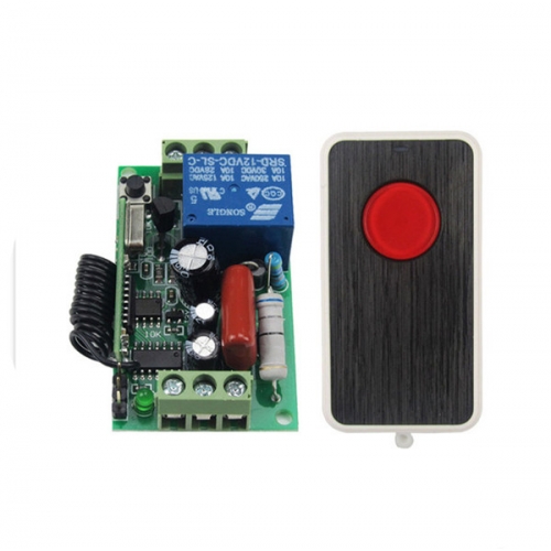 Radio Switch AC 110V 220VAC 1Kanal Remote Control Switch System 10A RF 433MHZ 315MHZ for LED light lamp remote control