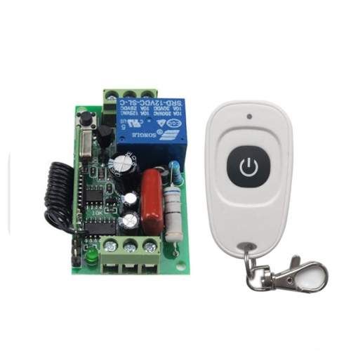 RF Wireless Remote Switch Light Lamp LED ON OFF Switch AC 110V 220V 1CH Wireless 10A Momenrary Toggle Latched 315/433Mhz