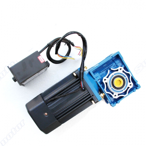 14 rpm 30 N·m Ratio 1: 100 high Torque 200W AC 220-240V 50/60Hz electric Worm geared motor speed controller low speed CW CCW Variable Adjustable Speed optional