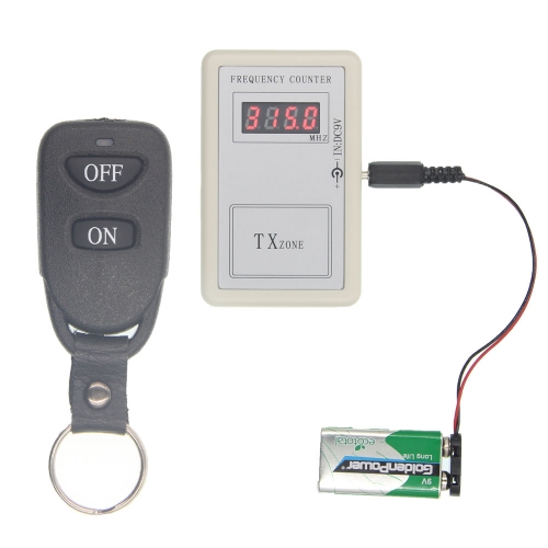 Precision Wireless Remote Control Handheld Reader Transmitter Frequency Meter Counter Detector Tester Cymometer 250-450 MHZ