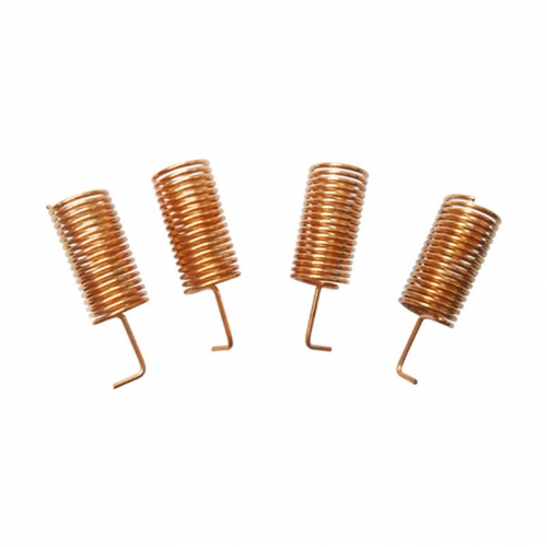 10pcs Copper Color Spring Antenna 433MHz Antenna 2.15 dBi