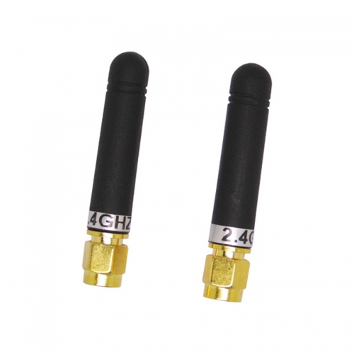 2pcs 2.4GHz gerade Rod-Antenne drahtlose HF-Antenne 2400mhz 2.4g Antennenhöhe 48mm 2.5dBi