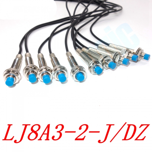 5 stücke LJ8A3-2-J / DZ 2-draht NC Normal Schließen 2mm M8 Näherungsschalter AC 9 ~ 250 V Induktive Näherungsschalter Hohe Qualität