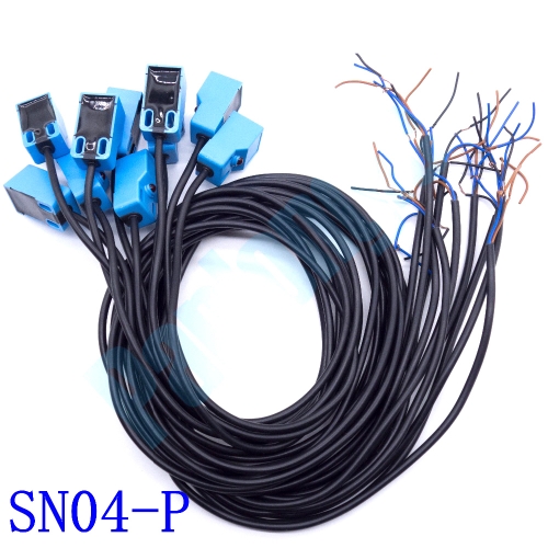 5 PCS General Corner Type Proximity Sensor Switches SN04-P DC 10-30V PNP NO Normal Open