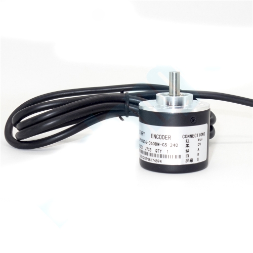 Rotary Encoder 6mm Shaft 360P/R 400P/R 600P/R Incremental Photoelectric Rotary AB Phase for Length Measurement