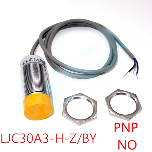 LJC30A3-H-Z/BY M30 Capacitance Proximity Sensor Switch DC 6-36V 300mA PNP NO Normally Open