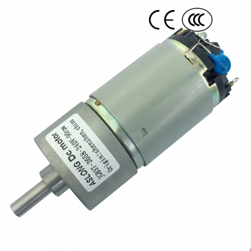 High voltage 12v 24v low noise high speed low torque dc gear motor capacity with condenser low noise motor 240V