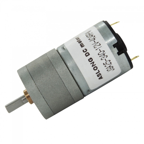 Micro DC 12V Φ 25mm Geared Motor Intelligent Robot Motor Low Power High Torque 17rpm-1965rpm