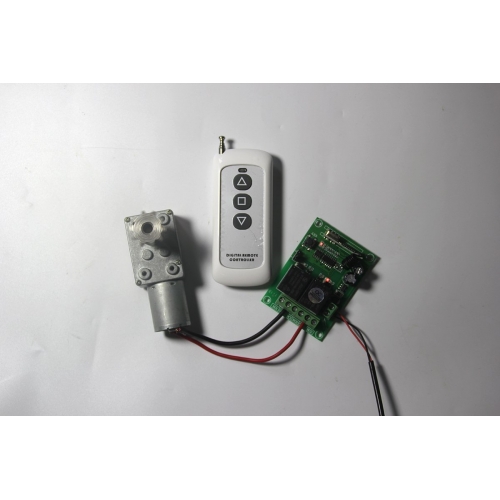 DC Motor Remote Switch Controller 12V 24V 36V Motor Forwards Reverse Up Down Wall Transmitter Manual Button Limit Switch