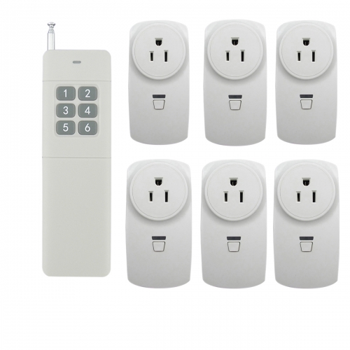 Eu 6 Wireless Sockets Independent 300m 400m 500m Range Set Sockets Independent 300m 400m 500m