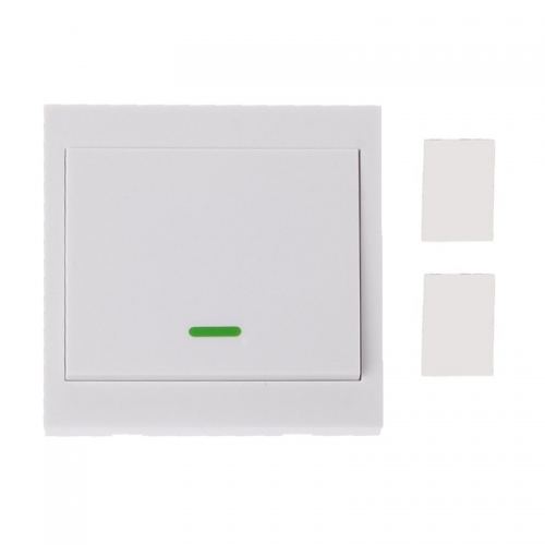 433MHz RF Wireless Remote Control Switch 86 Wall Panel Transmitter With 1 Button For Home Room Hall Ceiling Wall Light