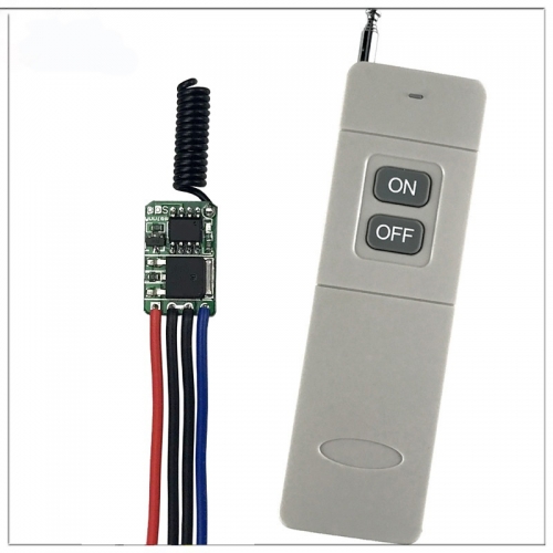 Wireless Remote Controller Receiver 433mhz DC3.7v 12v Battery power Wireless remote control switch Module Long distance
