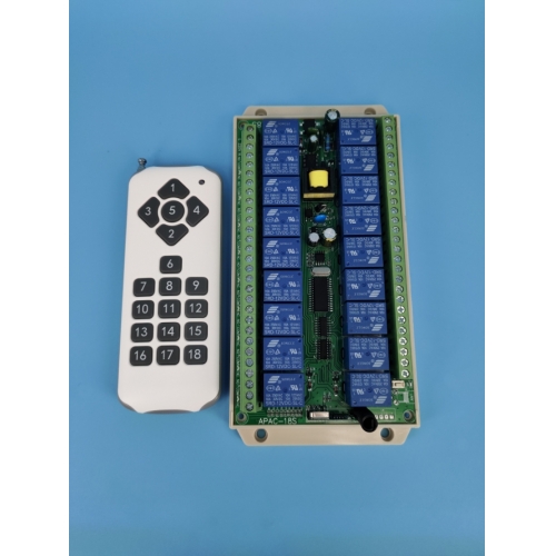 220V 18 channel wireless remote control switch 110V multi-function receiving controller relay module