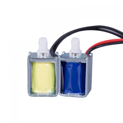 3V normalerweise offener Typ Box-Design Miniatur-Magnetventil Gaswechselventil Edelstahl Elektrisches Entlüftungsventil