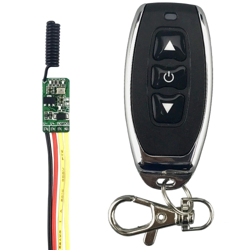 wireless remote control switch 433mhz rf transmitter receiver 3.7v 4.5v 9v 12v motor Forward Reverse steering Controller module