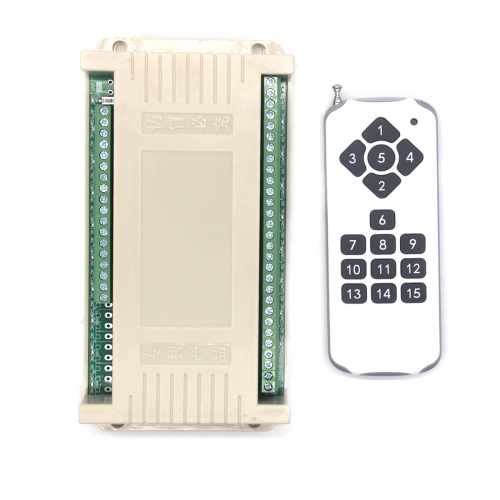 220V 15 channel wireless remote control switch 110V multi-function receiving controller relay module