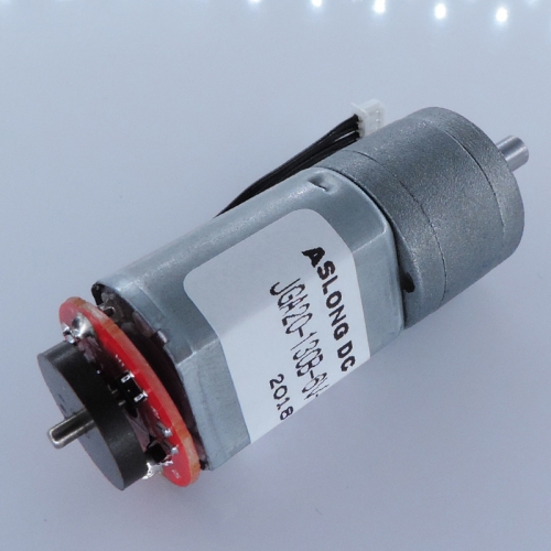 JGA20-130B 12V Coded Motor DC Deceleration Motor With Hall sensor Encoder gear box motor magnetic encoder 12v 16-160rpm