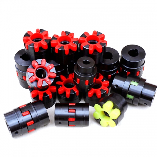 XL Star Couplings Plum Blossom Elastic Couplings Claw Couplings 45 Round Steel XL High Torque Coupling Motors Custom Couplings